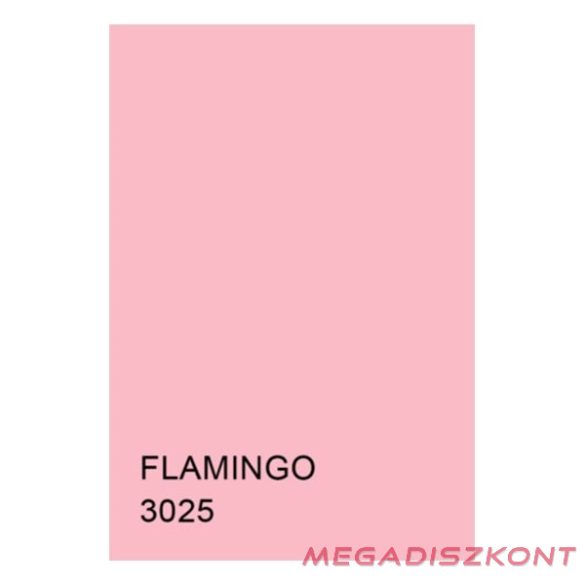 Dekorációs karton KASKAD 50x70 cm 2 oldalas 225 gr flamingó 3025 125 ív/csomag