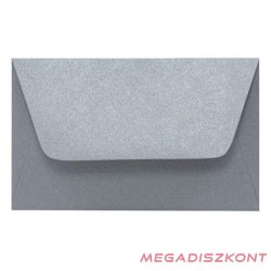   Névjegyboríték színes KASKAD enyvezett 70x105 mm 52 ezüst metál 120g 25 db/csomag