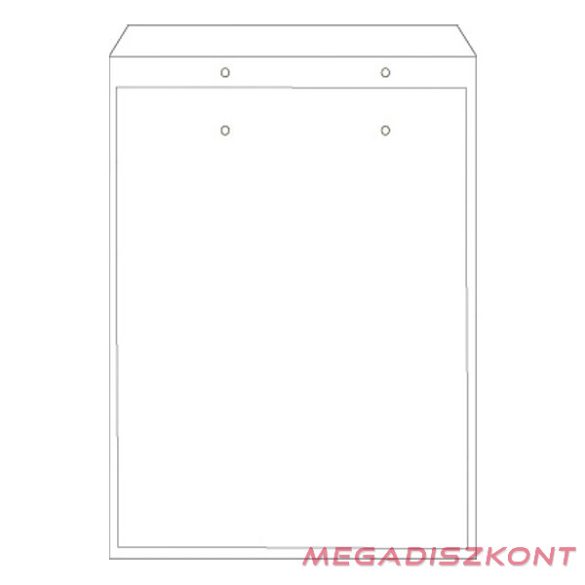 Légpárnás tasak GPV No11/W1 szilikonos fehér 100x165mm