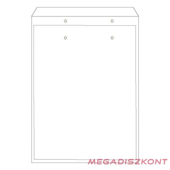 Légpárnás tasak GPV No12/W2 szilikonos fehér 120x215mm