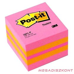   Öntapadós jegyzet 3M Post-it LP2051P 51x51mm mini kocka vegyes pink 400 lap