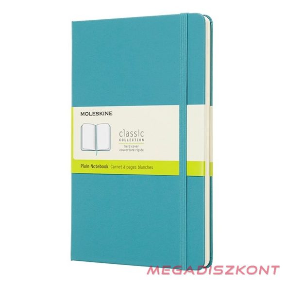 Notesz MOLESKINE QP062B35"L" sima kemény fedeles hamukék