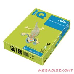   Fénymásolópapír színes IQ Color A/4 80 gr intenzív lime LG46 500 ív/csomag