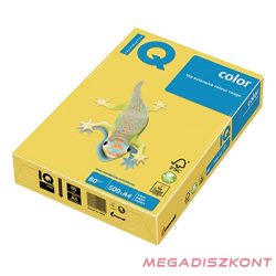   Fénymásolópapír színes IQ Color A/4 80 gr intenzív sárga IG50 500 ív/csomag