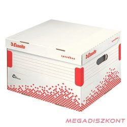   Archiváló konténer dobozoknak ESSELTE Speedbox M 367x263x325 mm felfelé nyíló tetővel fehér