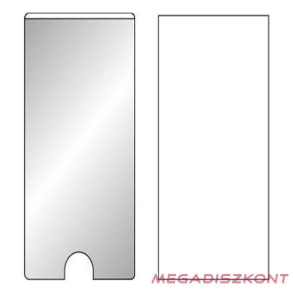 Címketartó tok DJOIS öntapadós gerincjelölő betétlappal 62x150 mm 6 db/csomag