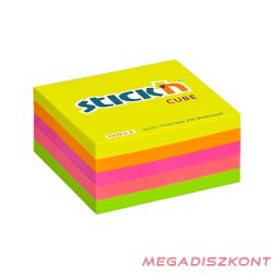   Öntapadó jegyzettömb STICK'N 51x51mm neon mix 250 lap