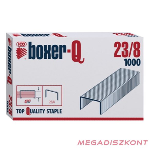 Tűzőkapocs BOXER Q 23/8 1000 db/dob