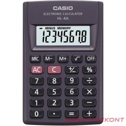 Számológép zseb CASIO HL-4 8 digit