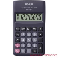 Számológép zseb CASIO HL-815L BK 8 digit