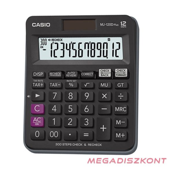 Számológép asztali CASIO MJ-120D Plus 12 digit