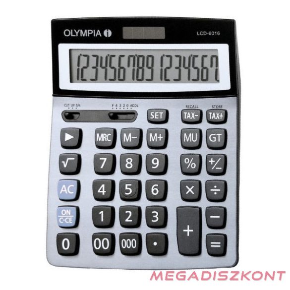 Számológép asztali OLYMPIA LCD-6016 16 digit