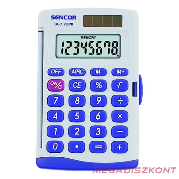 Számológép zseb SENCOR SEC 263/8 8 digit