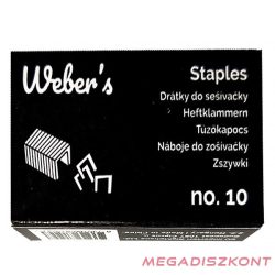 Tűzőkapocs WEBER'S No.10 1000db/dob