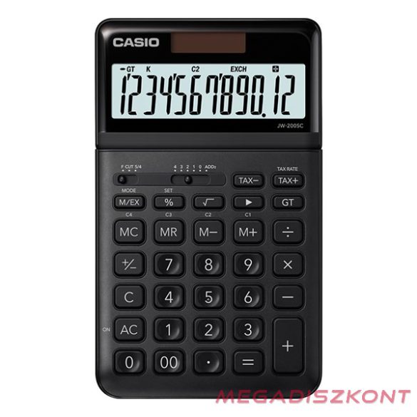 Számológép asztali CASIO JW 200 SC 12 digit fekete