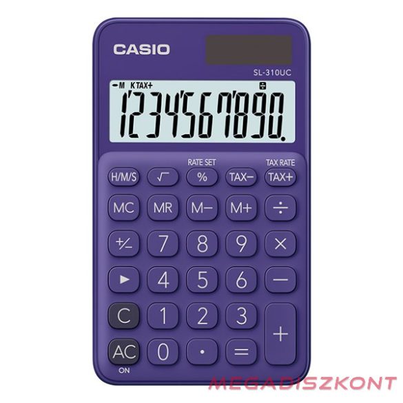 Számológép zseb CASIO SL 310 UC 10 digit lila