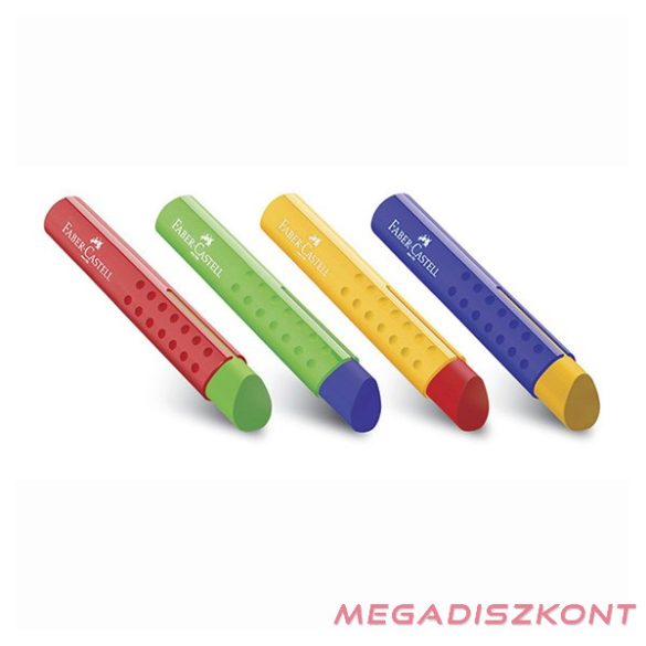 Radír FABER-CASTELL Grip TRI háromszögletű pvc mentes