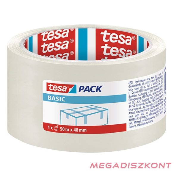 Ragasztószalag TESA 58572 48mmx50m átlátszó