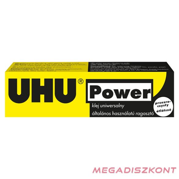 Ragasztó folyékony UHU Power Flex&Clean univerzális cseppmentes  45 ml