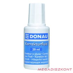 Hibajavító folyadék DONAU ecsetes oldószeres 20 ml