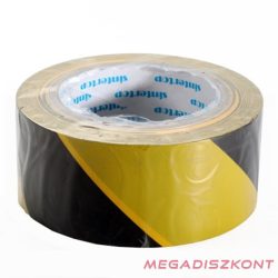 Jelzőszalag padlóra Sintertop 50mmx33m sárga-fekete