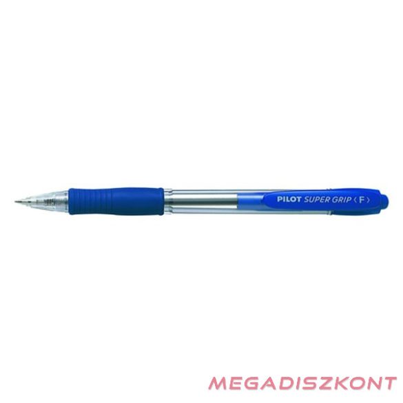 Golyóstoll PILOT Super Grip Ball Point Pen Fine nyomógombos kék