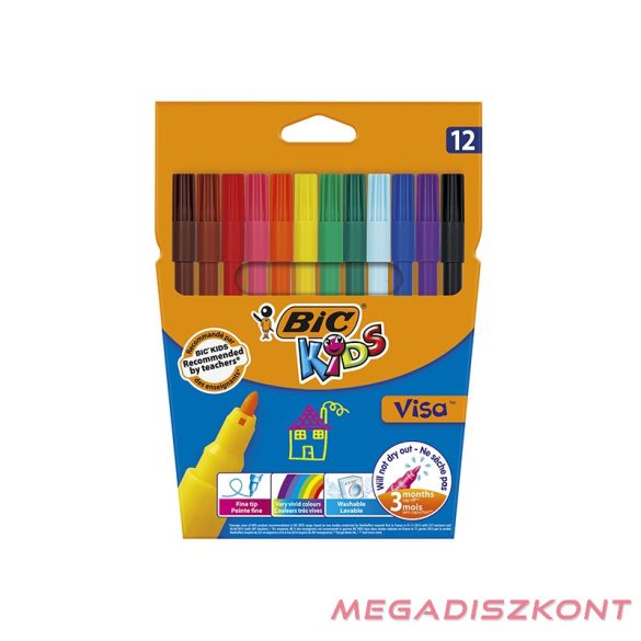 Filctoll BIC Kids Visa 880 12db-os készlet