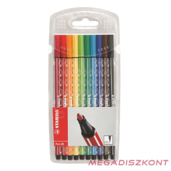 Filctoll STABILO Pen 68 10db-os készlet