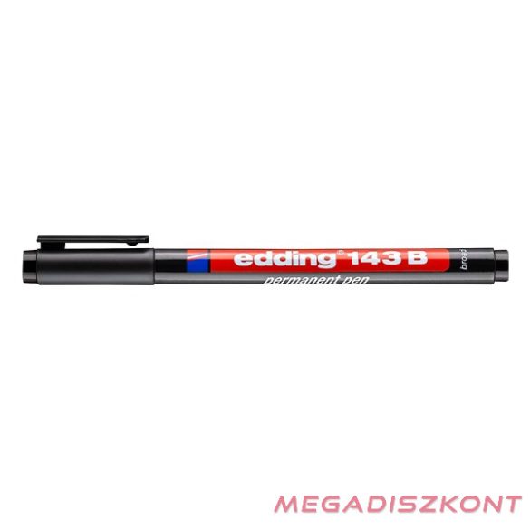 Alkoholos marker EDDING 143B fekete