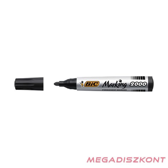 Alkoholos marker BIC 2000 kerek fekete