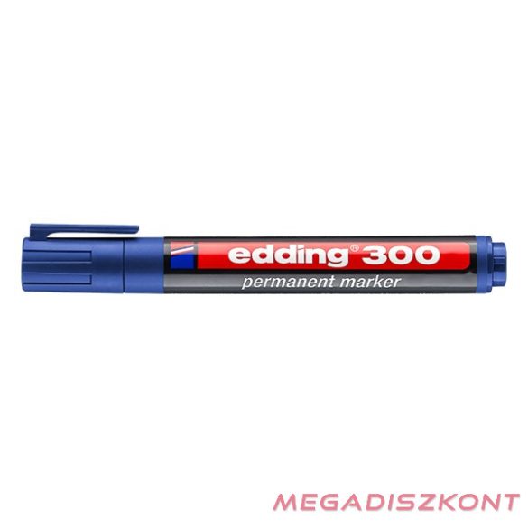 Alkoholos marker EDDING 300 kerek kék