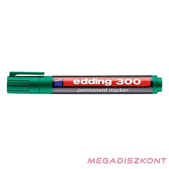 Alkoholos marker EDDING 300 kerek zöld