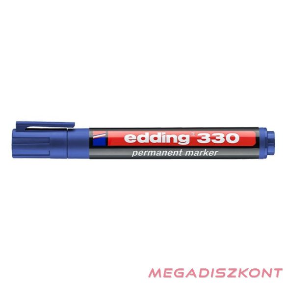 Alkoholos marker EDDING 330 vágott kék