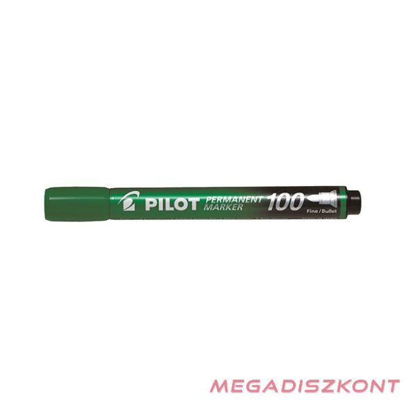 Alkoholos marker PILOT 100 kerek zöld