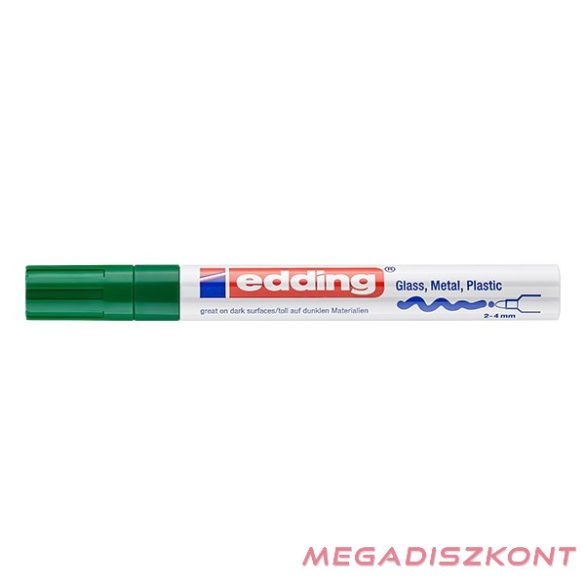 Lakkmarker EDDING 750 2-4mm  zöld