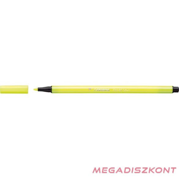 Filctoll STABILO Pen 68 neon sárga