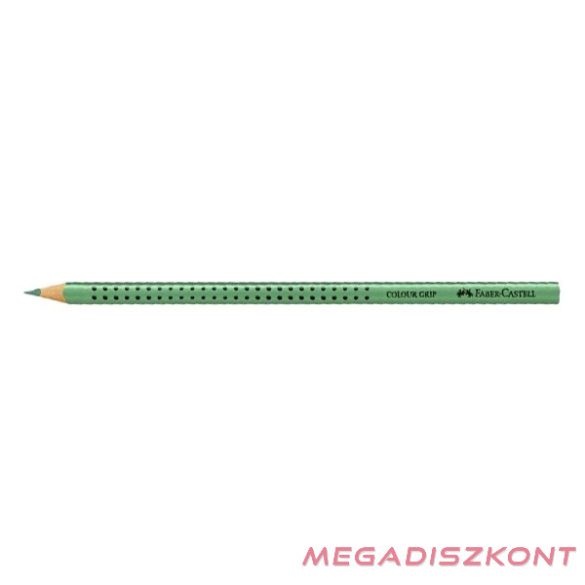 Színes ceruza FABER-CASTELL Grip 2001 háromszögletű metál zöld