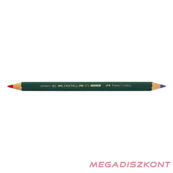 Postairón FABER-CASTELL hatszögletű vastag piros-kék