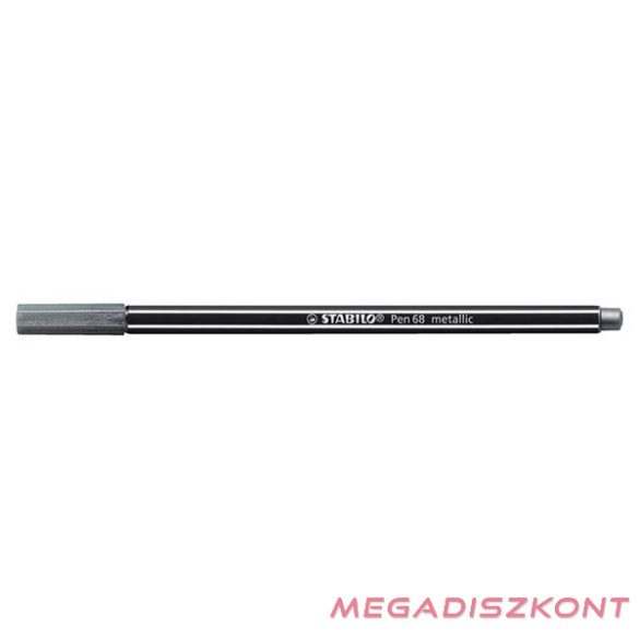 Filctoll STABILO Pen 68 metallic ezüst