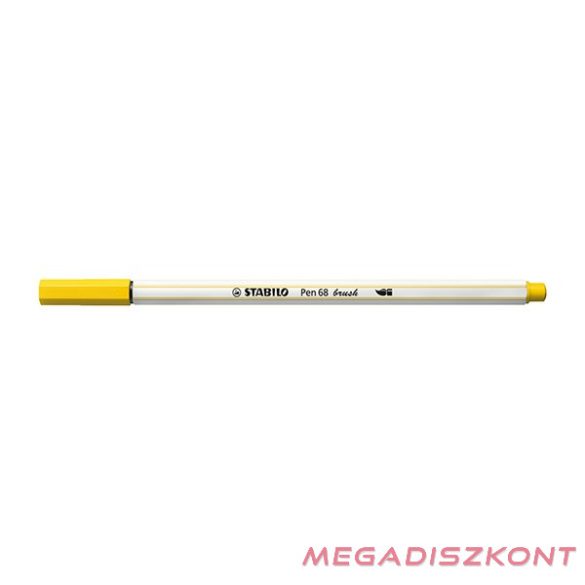 Ecsetfilc STABILO Pen 68 Brush sárga