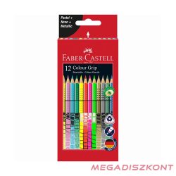   Színes ceruza FABER-CASTELL 2015 Colour Grip háromszögletű 12 db/készlet