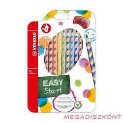   Színes ceruza STABILO Easycolors háromszögletű jobbkezes 12db/készlet