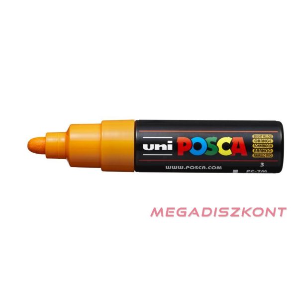 Filctoll UNI Posca PC-7M ragyogó sárga