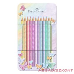   Színes ceruza FABER-CASTELL Sparkle pasztell fém dobozos 12 db/készlet