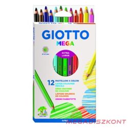 Színes ceruza GIOTTO mega jumbo 12 db/készlet