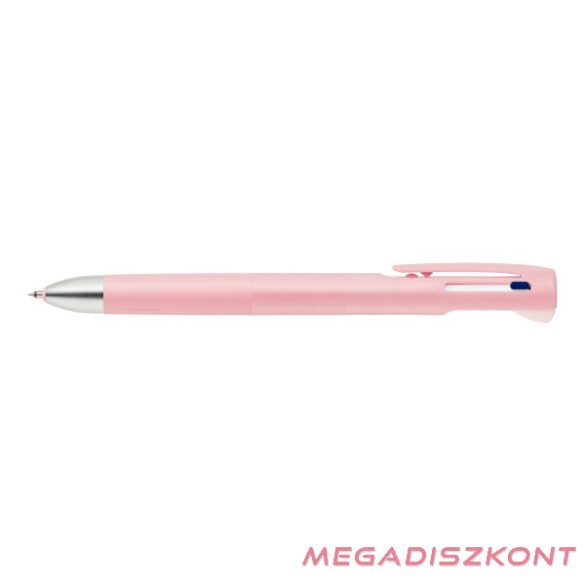 Golyóstoll ZEBRA Blen 2+S pink testű kék-piros írászín + 0,5 mm ceruza