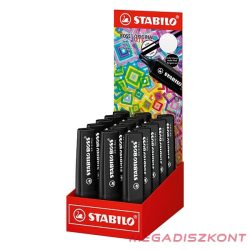   Szövegkiemelő STABILO Boss Nature colors marker fekete 15 db/display