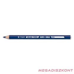 Színes ceruza ARS UNA háromszögletű vastag kék