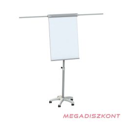   Flipchart tábla MEMOBE mágneses felület 68x105 cm 2 db segédkarral mobil állítható magasság