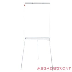   Flipchart tábla MEMOBE 3 ágú lábbal mágneses felület 70x100 cm állítható magasság max 180 cm